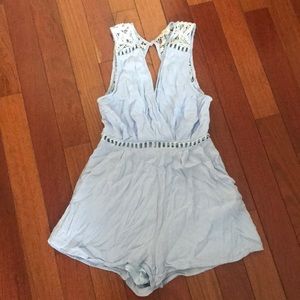 Light blue romper